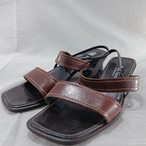 Vintage Paul Green Munchen Sandals  Women Size 6 Brown Leather Classic Old Money